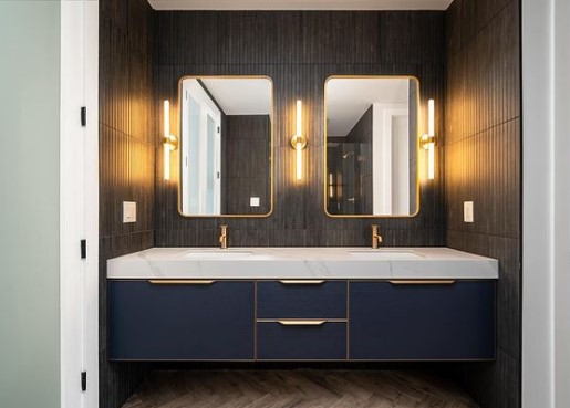 Double mirror bathroom vanity ideas